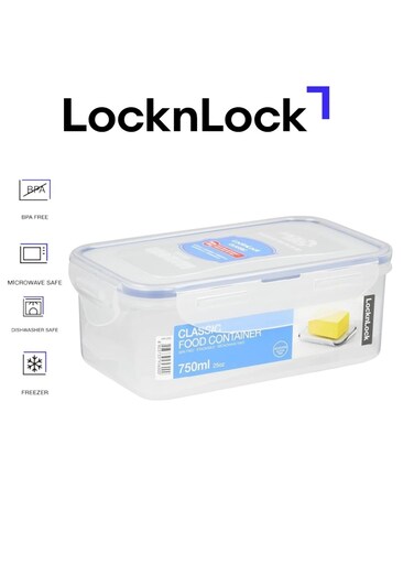 &amp; LOCK LocknLock 750ml Rectangular Butter Case Airtight Food Storage - BPA-Free, Microwave, Freezer, and Dishwasher Safe