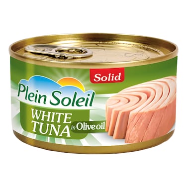 بلين سولي تونة بيضاء صلبة في زيت الزيتون، 170 غرام