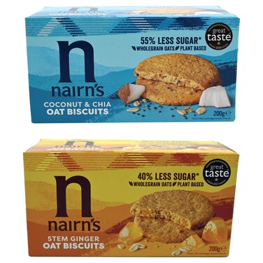 نيرنزز بسكويت الشوفان المتنوع 200 غرام حزمة من 2