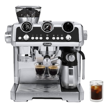 DeLonghi La Specialista Maestro Cold Brew Espresso Coffee Machine EC9865.M, 1450 W, 2.5 L, Silver, Stainless Steel, Dynamic Preinfusion