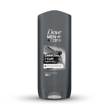 Dove Men+Care  Purifying Cleanser  Charcoal and Clay 400ml