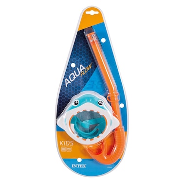 إنتيكس مجموعة أقنعة الغوص أكوا فلو شارك فان للأطفال من سن 3 إلى 8 سنوات