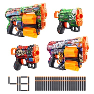 زورو إكس شوت سكينز دريد مجموعة مسدس بلاستر حزمة من 2