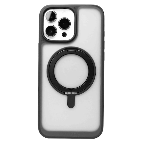 Anker MagGo Magnetic Case Cover with 360-degree Ring Stand for Apple iPhone 16 Pro Black
