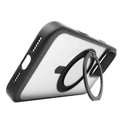 Anker MagGo Magnetic Case Cover with 360-degree Ring Stand for Apple iPhone 16 Pro Black