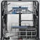 Electrolux Built in 60cm Semi Integrated Dishwasher, 13 Place Setting and 8 Programs, Inverter Motor, Advanced AirDry Technology, GlassCare and ExtraHygiene Program Made in Poland, EES47310IX