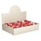 Ornament Pine Cone Display Box Red 6x3cm
