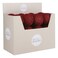 House of Seasons Unbreakable Bauble Display Box Red