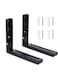 Seathkoa Oven Shelf, Strong Microwave Holder Wall-mounted for Computer for Kitchen Microwave Oven