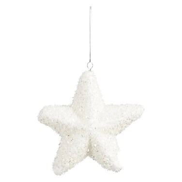 Ornament Star Display Box White 4x15cm