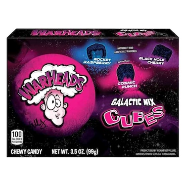 Warheads Galactic Mix Cubes, 99g