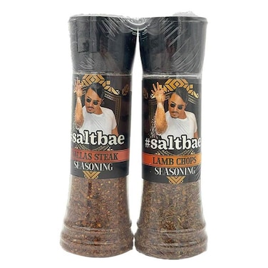 Saltbae Dallas Steak and Lamb Chops 130g+100g