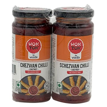 Veeba Wok Tok Schezwan Chilli Chutney 250g Pack of 2