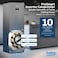 Beko Refrigerator 366 Litres Gross(316 Net)Capacity, Bottom Mount, No Frost,Low Noise,10 Years Warranty on ProSmart Inverter Compressor,RDNE400CS(Inox)