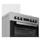 Beko 60x60cm Free Standing Combination Cooker(Gas Hob/Electric Oven), Full Safety, 4 High Efficiency Gas Burner(1 Wok), Cast Iron,FSM61330DXDSL(Inox)
