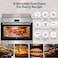 Beko 90x60cm Free Standing Combination Cooker(Gas Hob/Electric Oven), Full Safety, 4 High Efficiency Gas Burner(1 Wok),Air Fryer, BGTW 11227 EXA(Inox)