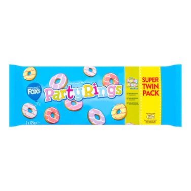 Fox's Party Rings Biscuits Super Twin Pack 250g