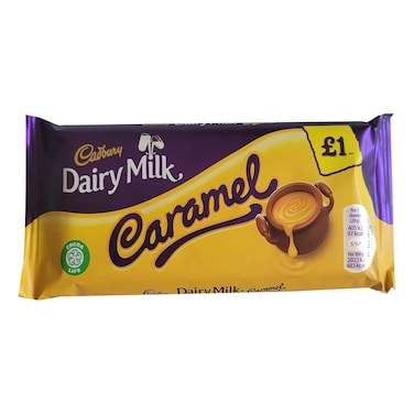Cadbury Dairy Milk Caramel Chocolate Bar 120g