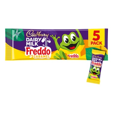 Cadbury Dairy Milk Freddo Caramel Chocolate Bar 5 Bars 97.5g