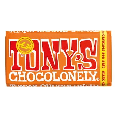 Tony's Chocolonely Caramel Sea Salt Milk Chocolate 180g