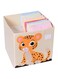 Lenosed Kids' Toys Storage Boxes Bins Foldable Washable Canvas Basket Organizer for Clothes Toys Books 33x33x33cm