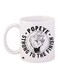 Popeye Printed Coffee Mug White/Black 11ounce