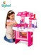 Pretend Cooking Kitchen Set with Accessories, Lights, Sound &amp; Realistic Features