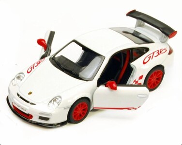 Porsche 911 GT3 RS Die Cast Metal Doors Openable Pull Back Action Toy car