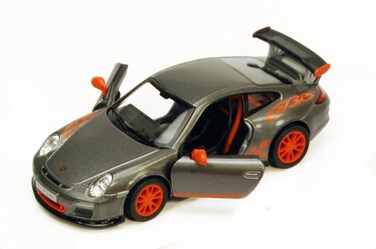 Porsche 911 GT3 RS Die Cast Metal Doors Openable Pull Back Action Toy car