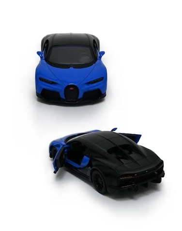 Bugatti Chiron Super sport Car Die Cast Metal Doors Openable Pull Back Action Toy