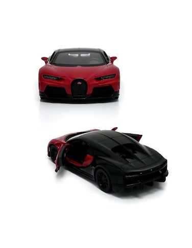 Bugatti Chiron Super sport Car Die Cast Metal Doors Openable Pull Back Action Toy