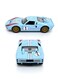 1966 FORD GT40 MKII Die Cast Metal Doors Openable Pull Back Action Toy Car