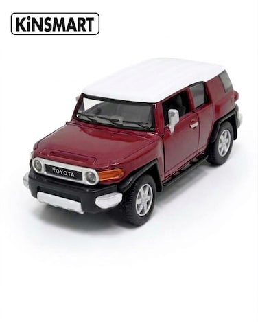 Toyota FJ Cruiser 1/36 Scale Die Cast Metal Doors Openable Pull Back Action Toy Car