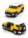 Toyota FJ Cruiser 1/36 Scale Die Cast Metal Doors Openable Pull Back Action Toy Car