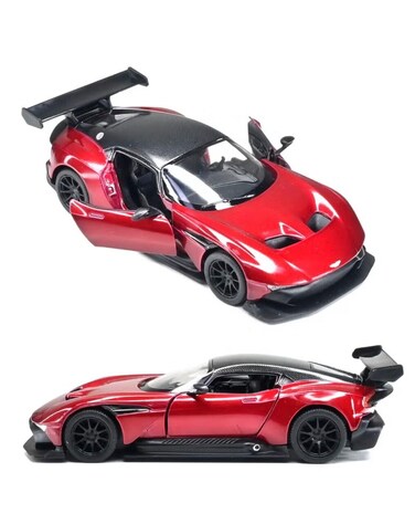 1:38 Scale 2016 Aston-Martin Vulcan with Decals Hardtop Collectible Toy Car
