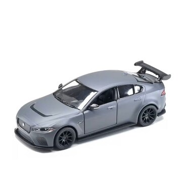 1:38 Scale Jaguar XE SV Project 8 Hardtop Collectible Toy Car-Grey