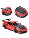 1:36 Scale Pull Back Action Door Openable Porsche 911 GT2 RS Super Racing Alloy Diecast Miniature Vehicle Toy for Children
