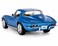 1:36 Scale Pull Back Action Door Openable 1963 Corvette Sting Ray Miniature Diecast Metal Toy Car