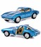 1:36 Scale Pull Back Action Door Openable 1963 Corvette Sting Ray Miniature Diecast Metal Toy Car