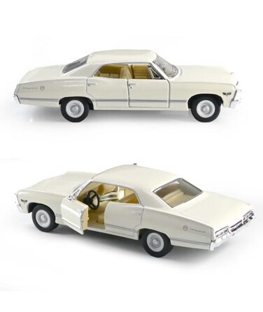 Pull Back Action 1:40 Scale 1967 Chevrolet Impala Doors Openable Collectible Diecast Metal Toy Car