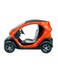 1:18 Scale Renault Twizy Pull Back Action Diecast Metal Toy Car-Orange