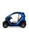 1:18 Scale Renault Twizy Pull Back Action Diecast Metal Toy Car-Blue