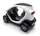 1:18 Scale Renault Twizy Pull Back Action Diecast Metal Toy Car-White