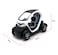 1:18 Scale Renault Twizy Pull Back Action Diecast Metal Toy Car-White