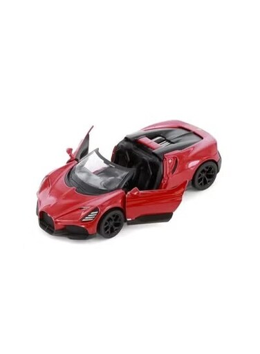 Bugatti Mistral Die-Cast Car &ndash; 1:36 Scale Model with Pull Back Action-Red