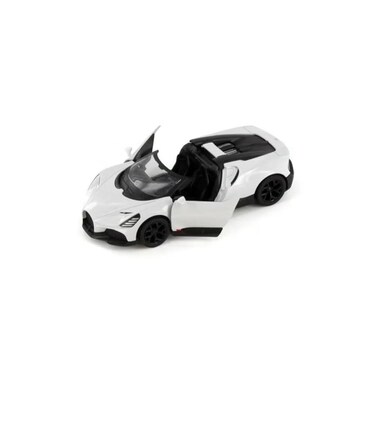 Bugatti Mistral Die-Cast Car &ndash; 1:36 Scale Model with Pull Back Action-White