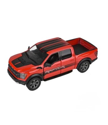 1:78 Scale -2022 Ford F-150 Raptor Livery Edition Die-Cast Pickup Truck-Red