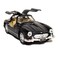 1:36 Scale -1954 Mercedes-Benz 300 SL Coup&eacute; Die-Cast Car,Pull-Back Action-Black
