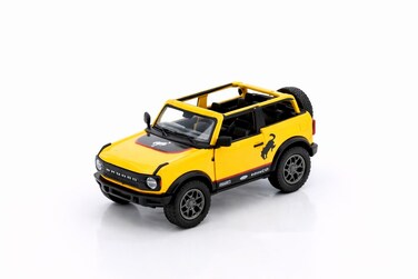 1:34 Scale -2022 Ford Bronco Livery Edition Die-Cast Model Car with Openable Doors-Yellow