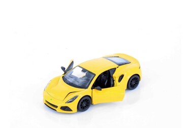 1:34 Scale Die-Cast Lotus Emira Sports Car Toy with Openable Doors-Yellow